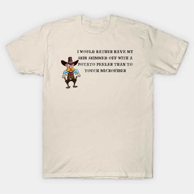 Microfiber cowboy T-Shirt by Hamsters&Elderberries